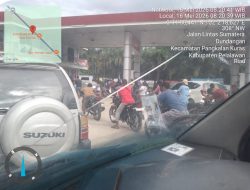 SPBU Dundangan Pelalawan Diduga Jadi Sarang Pelangsir Pertalite, Warga Resah