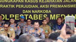 Polrestabes Medan Ungkap 142 Kasus Kejahatan Jalanan dan Narkoba, 178 Tersangka Diamankan