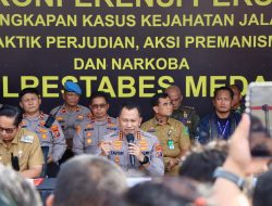 Polrestabes Medan Ungkap 142 Kasus Kejahatan Jalanan dan Narkoba, 178 Tersangka Diamankan