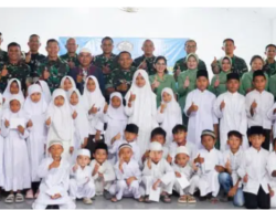 HUT Ke-76 Kodam I/Bukit Barisan, TNI Hadir Berbagi Kebahagiaan untuk Anak Panti Asuhan